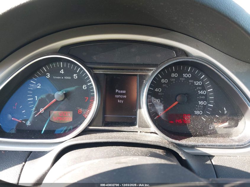 2009 Audi Q7 3.6 5 Passenger/3.6 Premium VIN: WA1AY74L49D024537 Lot: 43832700