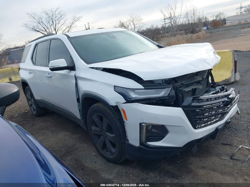 2022 Chevrolet Traverse Awd Lt Leather VIN: 1GNEVHKW1NJ148366 Lot: 43832714