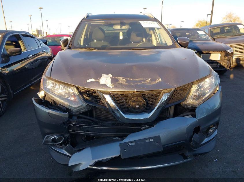 2015 Nissan Rogue Sv VIN: 5N1AT2MV0FC797995 Lot: 43832730
