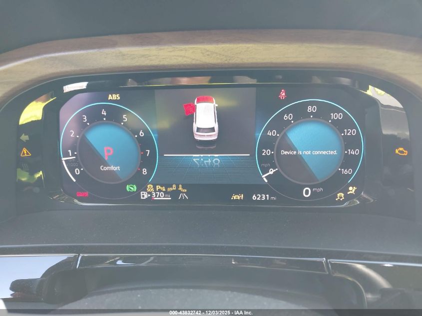 2025 Volkswagen Atlas 2.0T Se W/Technology VIN: 1V2JR2CA1SC526437 Lot: 43832742