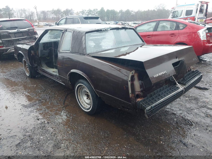 1G1GZ11H7JP120359 1988 CHEVROLET MONTE CARLO photo no. 3