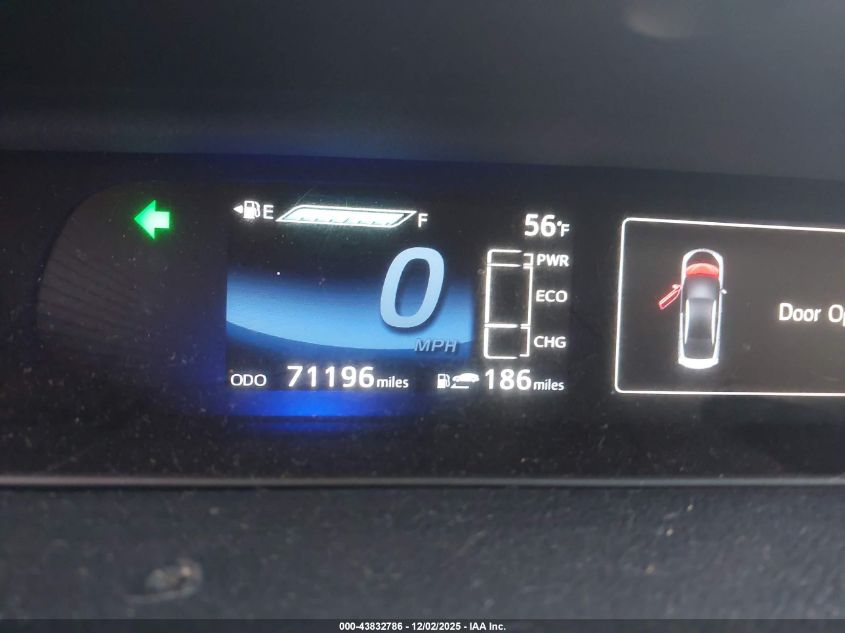 2017 Toyota Mirai VIN: JTDBVRBD8HA001479 Lot: 43832786