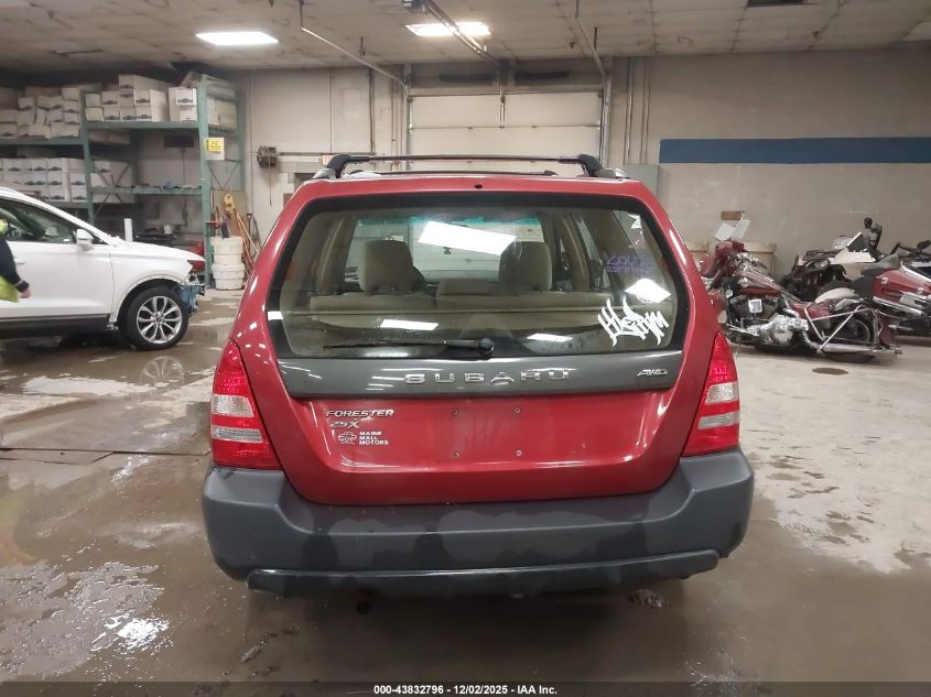 2003 Subaru Forester X VIN: JF1SG63673H731057 Lot: 43832796