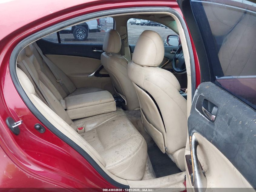 2007 Lexus Is 250 VIN: JTHBK262372030355 Lot: 43832838