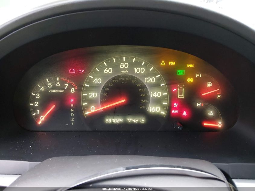 2008 Honda Odyssey Ex-L VIN: 5FNRL38708B415270 Lot: 43832939