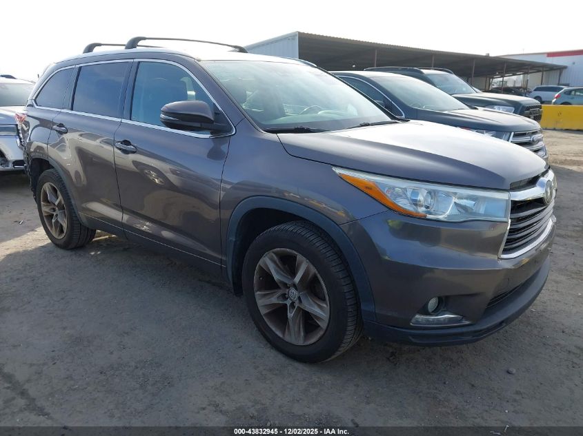 TOYOTA HIGHLANDER LIMITED PLATINUM V6