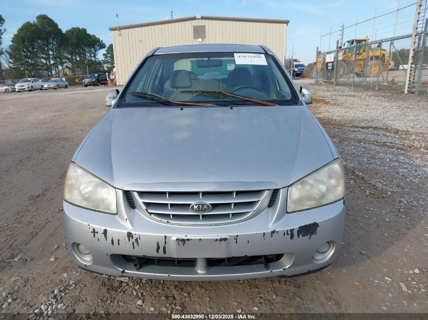 2006 Kia Spectra Ex/Lx/Sx VIN: KNAFE121965271865 Lot: 43832990