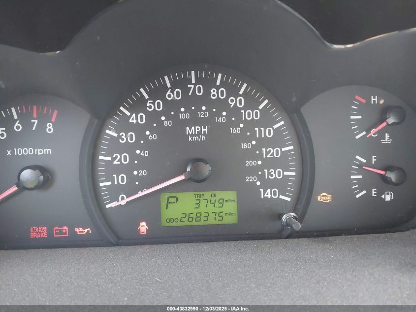 2006 Kia Spectra Ex/Lx/Sx VIN: KNAFE121965271865 Lot: 43832990