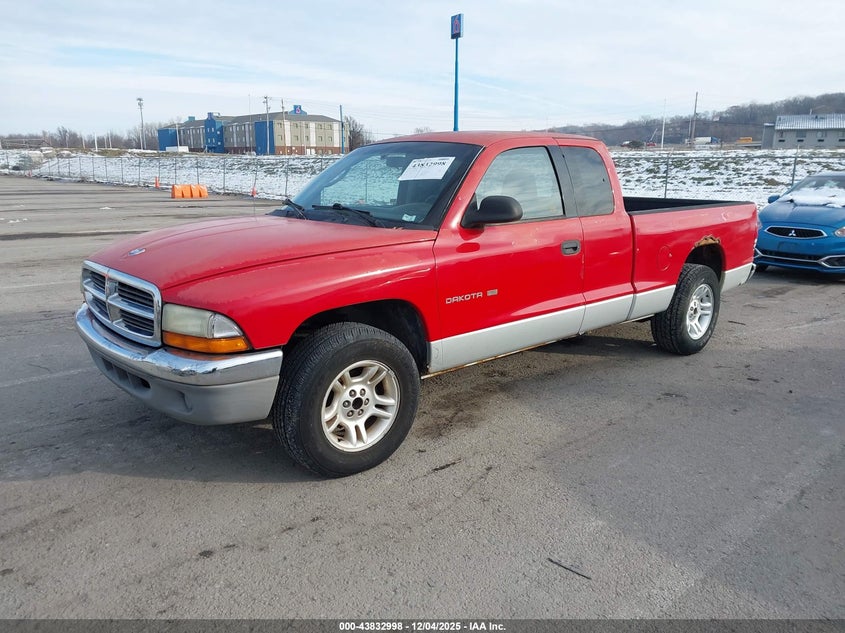 1B7GL22X61S315368 2001 DODGE DAKOTA photo no. 2