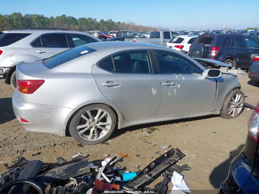 2006 Lexus Is 250 VIN: JTHBK262565011948 Lot: 43833006