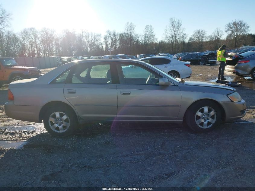 2002 Toyota Avalon Xl VIN: 4T1BF28B92U200116 Lot: 43833046