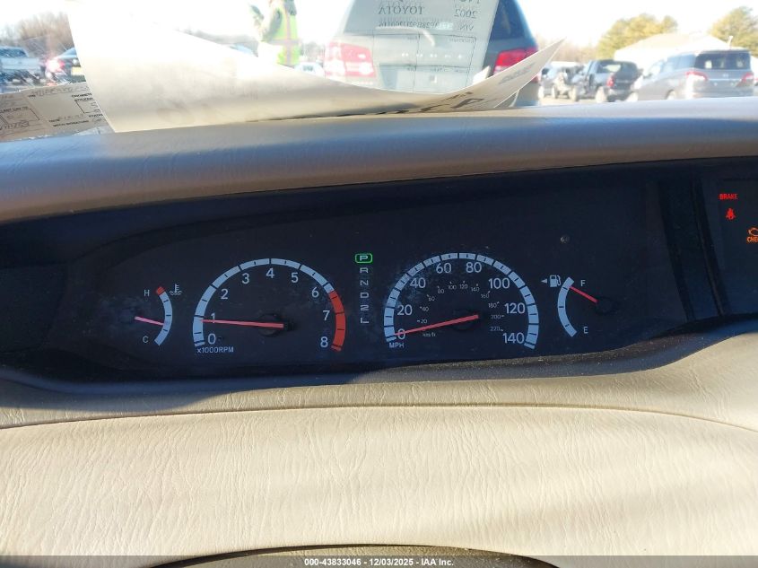 2002 Toyota Avalon Xl VIN: 4T1BF28B92U200116 Lot: 43833046