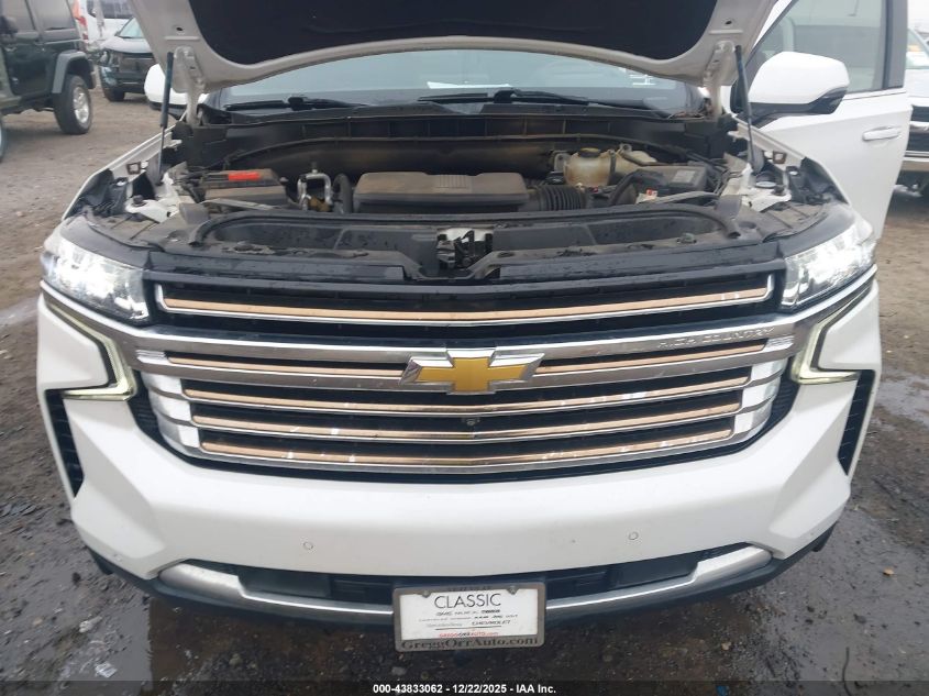 2021 Chevrolet Tahoe 2Wd High Country VIN: 1GNSCTKL9MR197428 Lot: 43833062