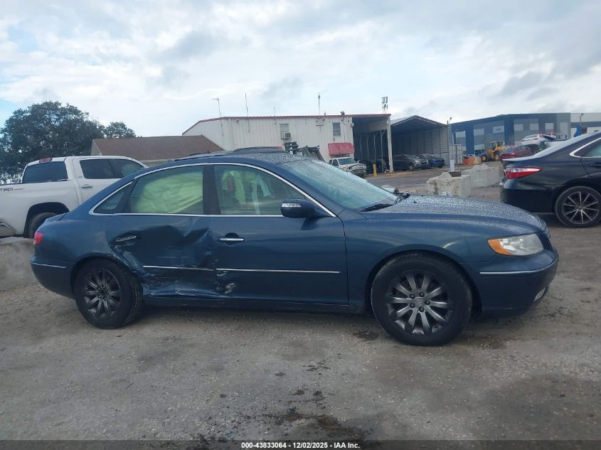 2009 Hyundai Azera Limited VIN: KMHFC46F99A392340 Lot: 43833064