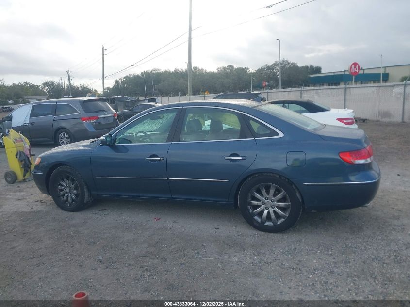 2009 Hyundai Azera Limited VIN: KMHFC46F99A392340 Lot: 43833064