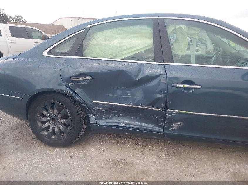 2009 Hyundai Azera Limited VIN: KMHFC46F99A392340 Lot: 43833064