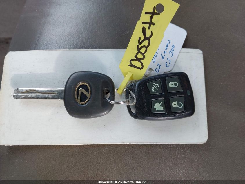 2002 Lexus Es 300 VIN: JTHBF30G125031283 Lot: 43833088