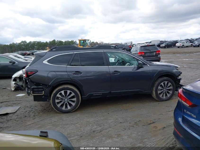 2025 Subaru Outback Limited VIN: 4S4BTANC4S3287493 Lot: 43833120