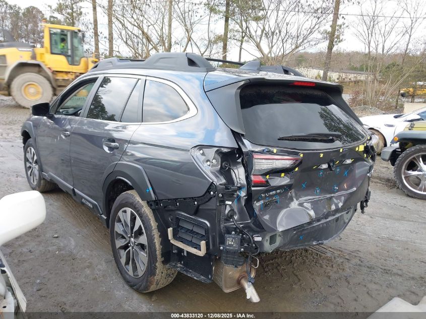 2025 Subaru Outback Limited VIN: 4S4BTANC4S3287493 Lot: 43833120