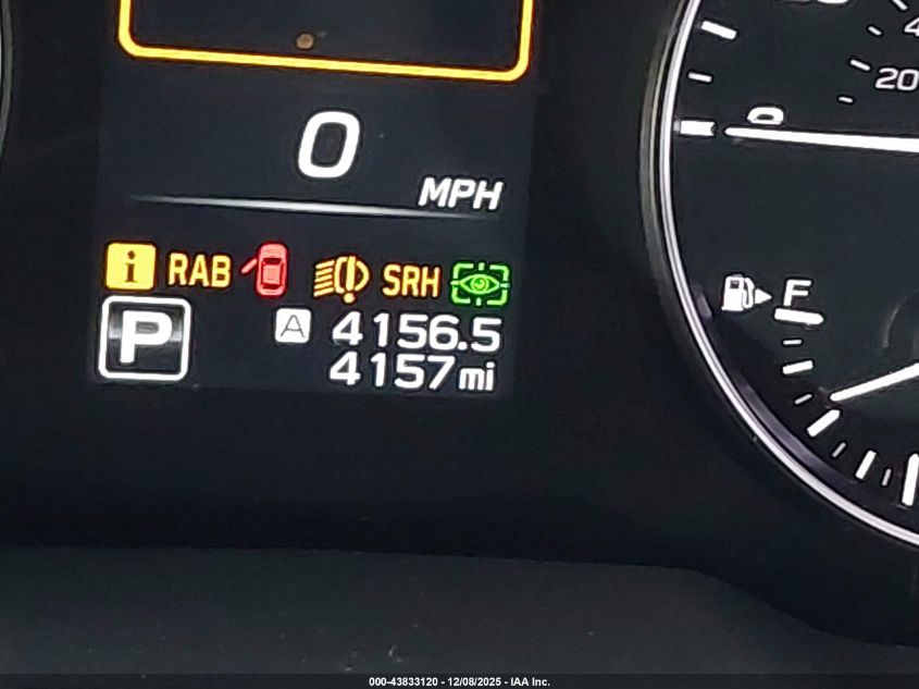 2025 Subaru Outback Limited VIN: 4S4BTANC4S3287493 Lot: 43833120