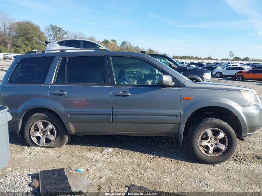 2007 Honda Pilot Ex VIN: 5FNYF184X7B000484 Lot: 43833124