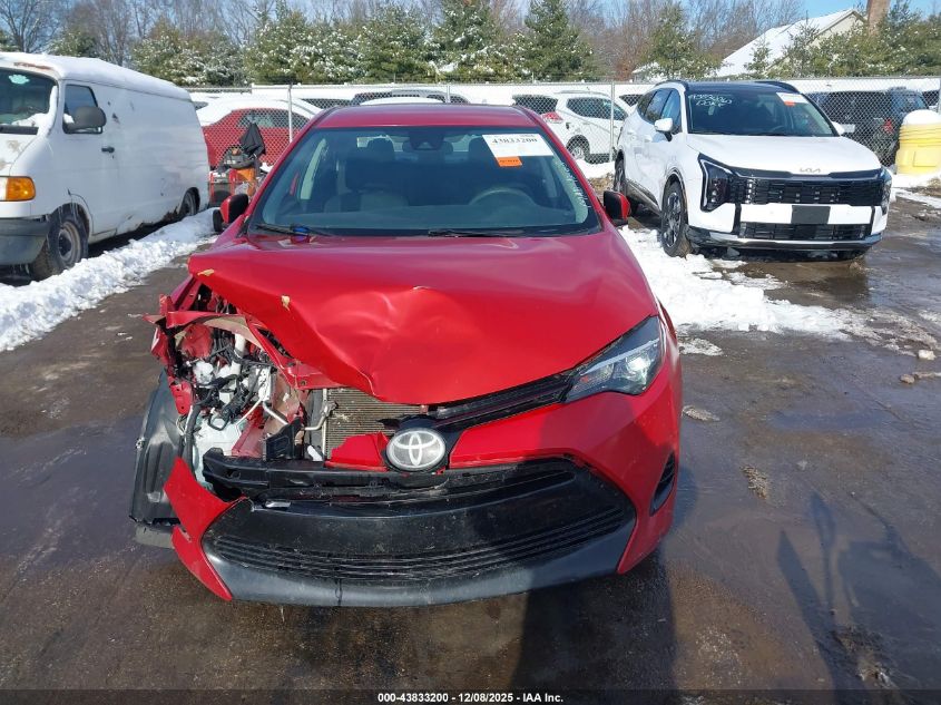 2017 Toyota Corolla Le VIN: 5YFBURHE1HP676699 Lot: 43833200