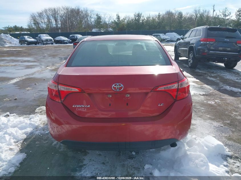 2017 Toyota Corolla Le VIN: 5YFBURHE1HP676699 Lot: 43833200