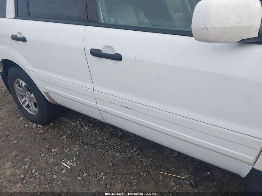 2003 Honda Pilot Ex VIN: 2HKYF18463H580652 Lot: 43833207