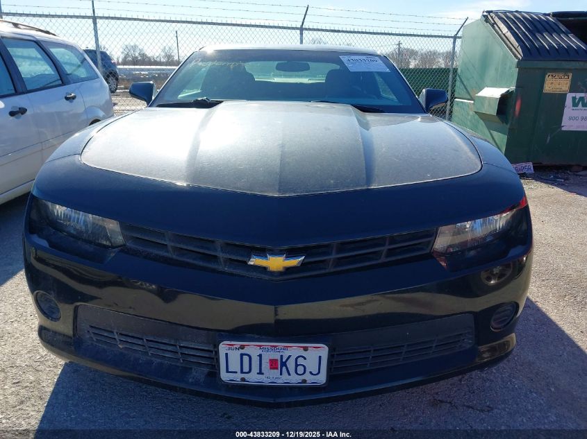 2015 Chevrolet Camaro 2Ls VIN: 2G1FB1E36F9159982 Lot: 43833209