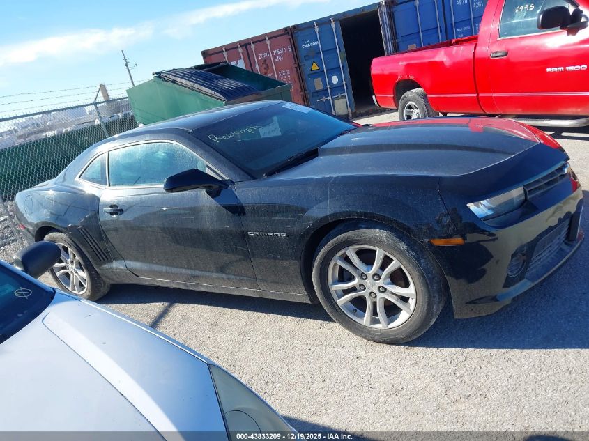 2015 Chevrolet Camaro 2Ls VIN: 2G1FB1E36F9159982 Lot: 43833209