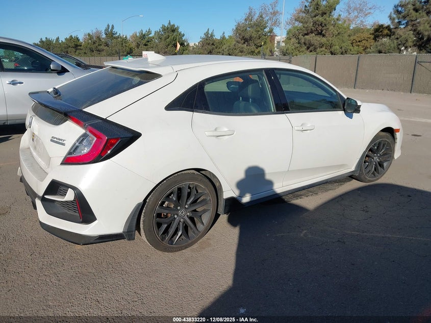 VIN SHHFK7H92LU417124 2020 HONDA CIVIC SPORT TOURING
