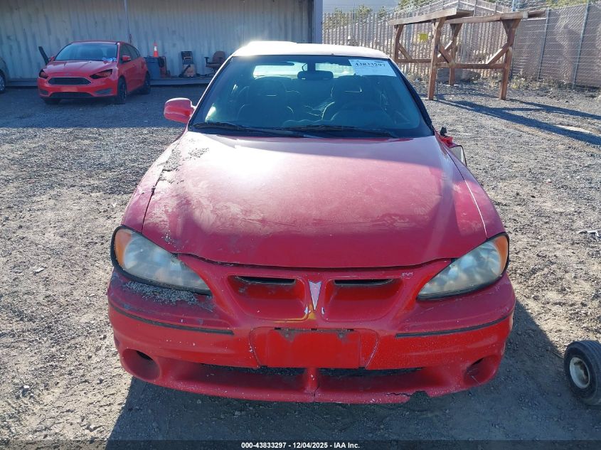 1999 Pontiac Grand Am Gt1 VIN: 1G2NW52E9XM899328 Lot: 43833297