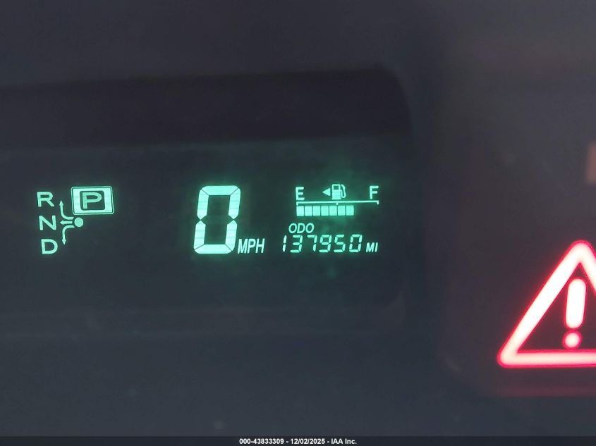 2009 Toyota Prius VIN: JTDKB20U497848775 Lot: 43833309