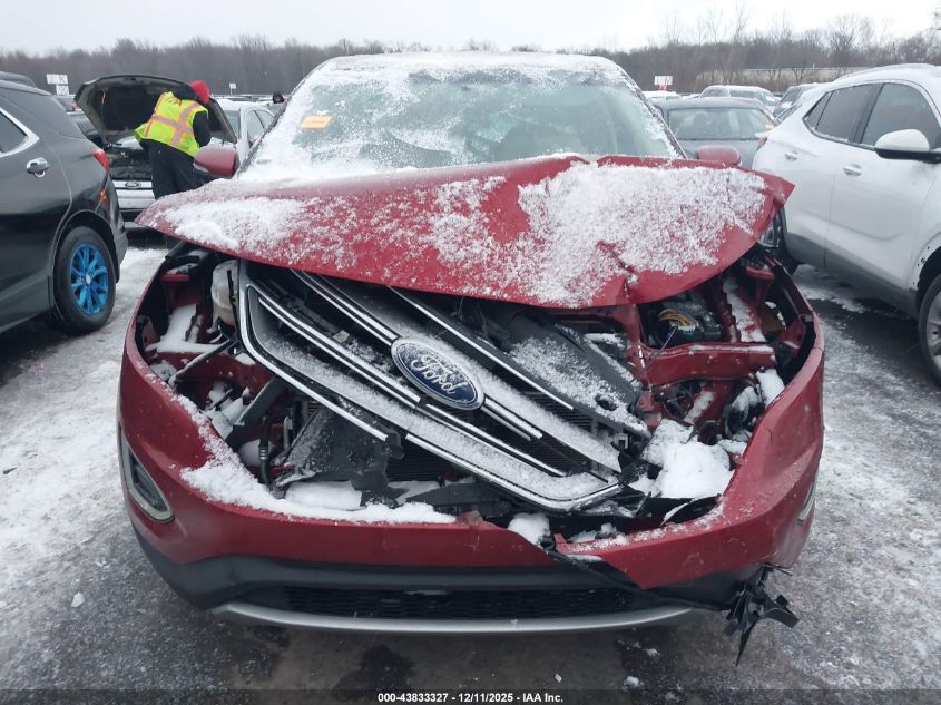 2017 Ford Edge Sel VIN: 2FMPK3J84HBC25011 Lot: 43833327