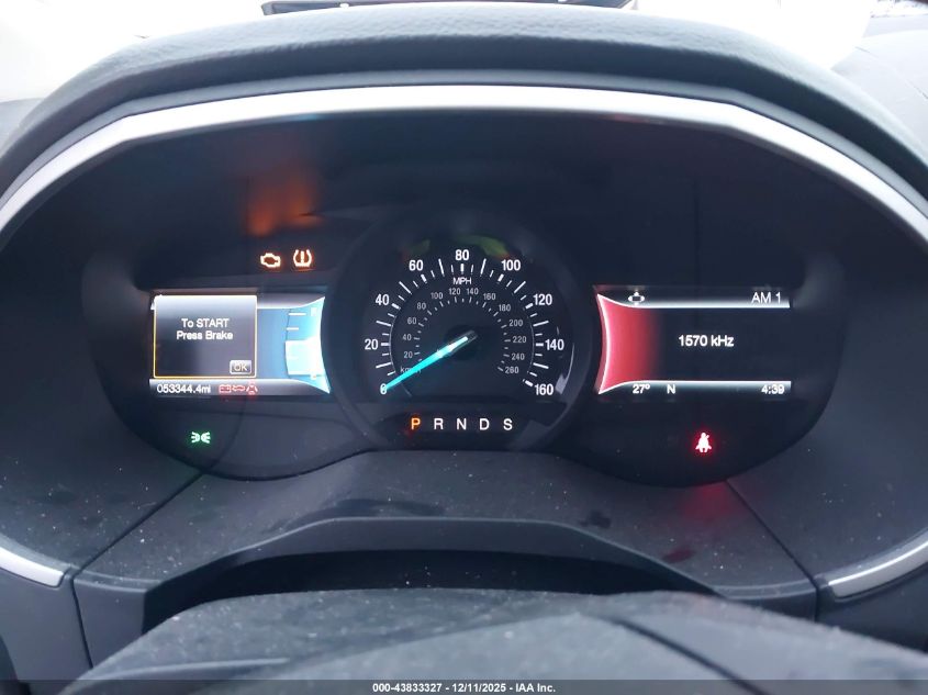 2017 Ford Edge Sel VIN: 2FMPK3J84HBC25011 Lot: 43833327