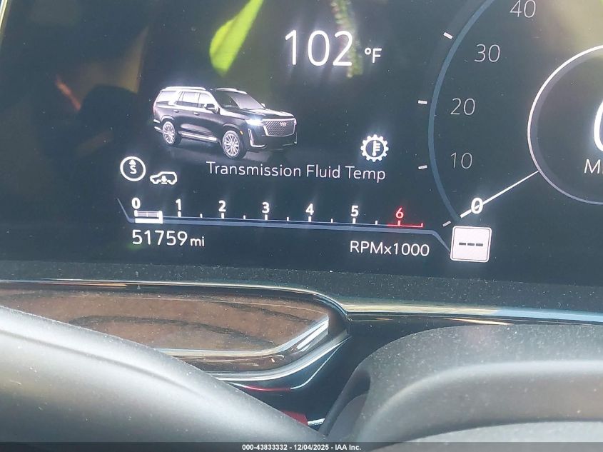 2021 Cadillac Escalade Esv 4Wd Sport Platinum VIN: 1GYS4RKL0MR402945 Lot: 43833332