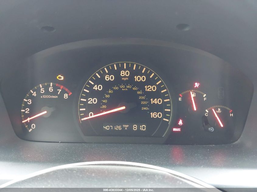 2005 Honda Accord 2.4 Lx VIN: 1HGCM55405A031214 Lot: 43833344