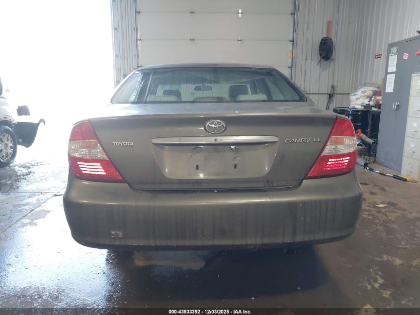 2003 Toyota Camry Le VIN: 4T1BE32K63U728778 Lot: 43833392