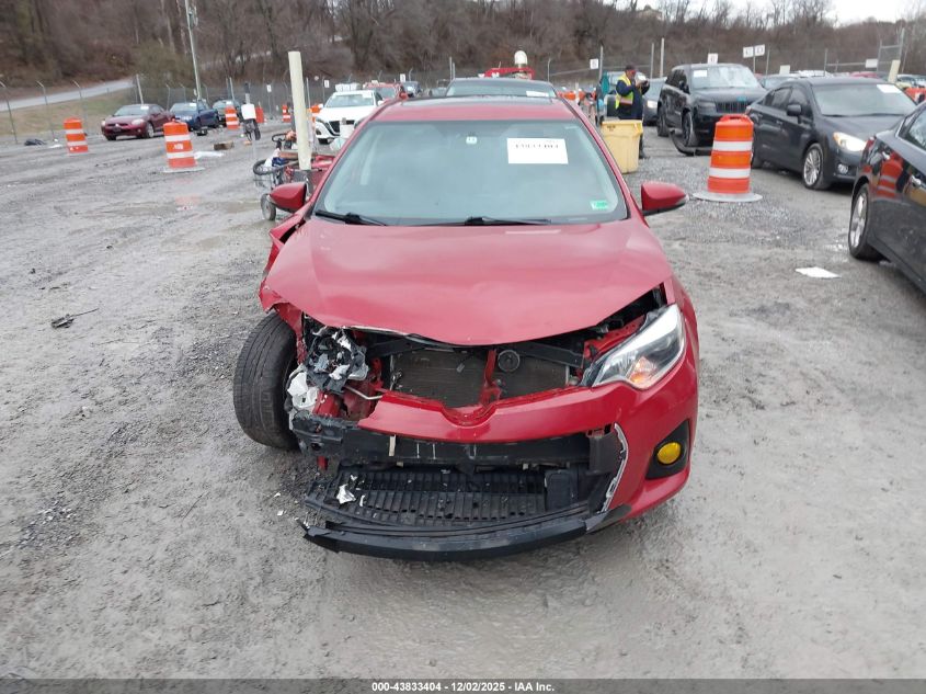 2014 Toyota Corolla S Premium VIN: 2T1BURHE9EC025963 Lot: 43833404