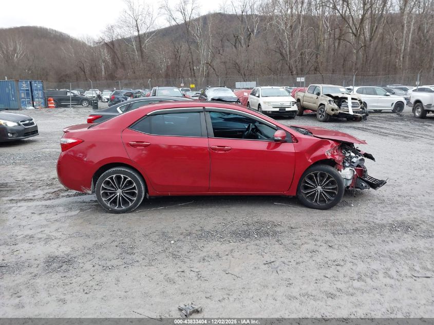 2014 Toyota Corolla S Premium VIN: 2T1BURHE9EC025963 Lot: 43833404