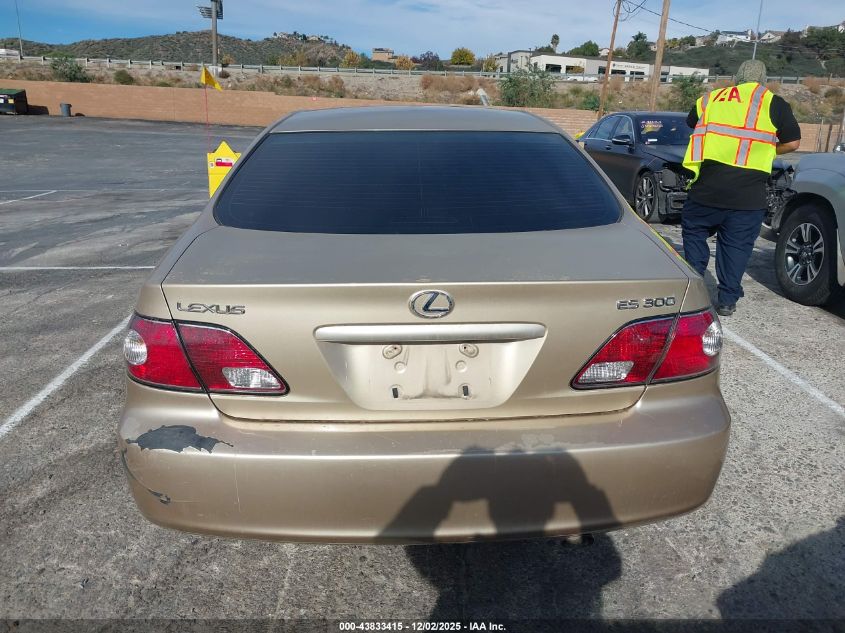 2002 Lexus Es 300 VIN: JTHBF30G420049256 Lot: 43833415