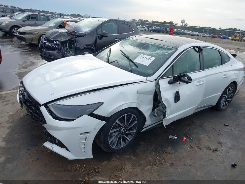 2020 Hyundai Sonata Limited VIN: 5NPEH4J20LH023548 Lot: 43833426
