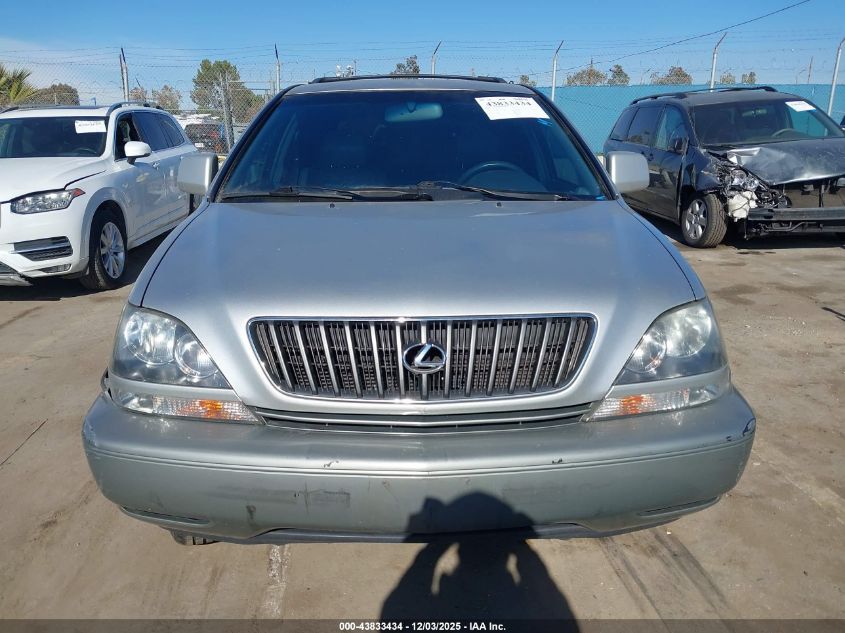 1999 Lexus Rx 300 VIN: JT6HF10U1X0059134 Lot: 43833434