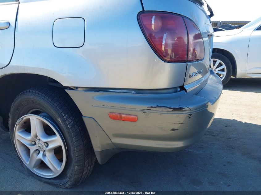 1999 Lexus Rx 300 VIN: JT6HF10U1X0059134 Lot: 43833434