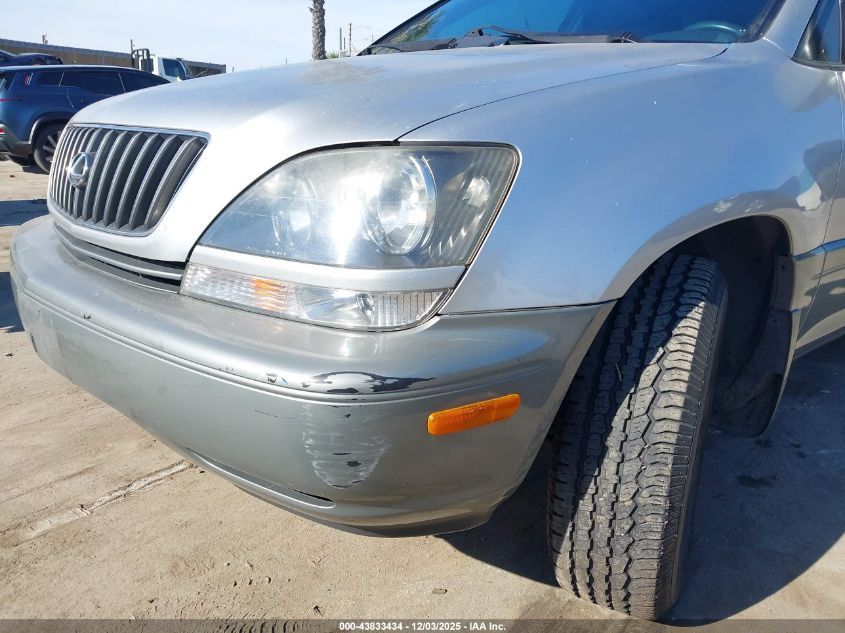 1999 Lexus Rx 300 VIN: JT6HF10U1X0059134 Lot: 43833434