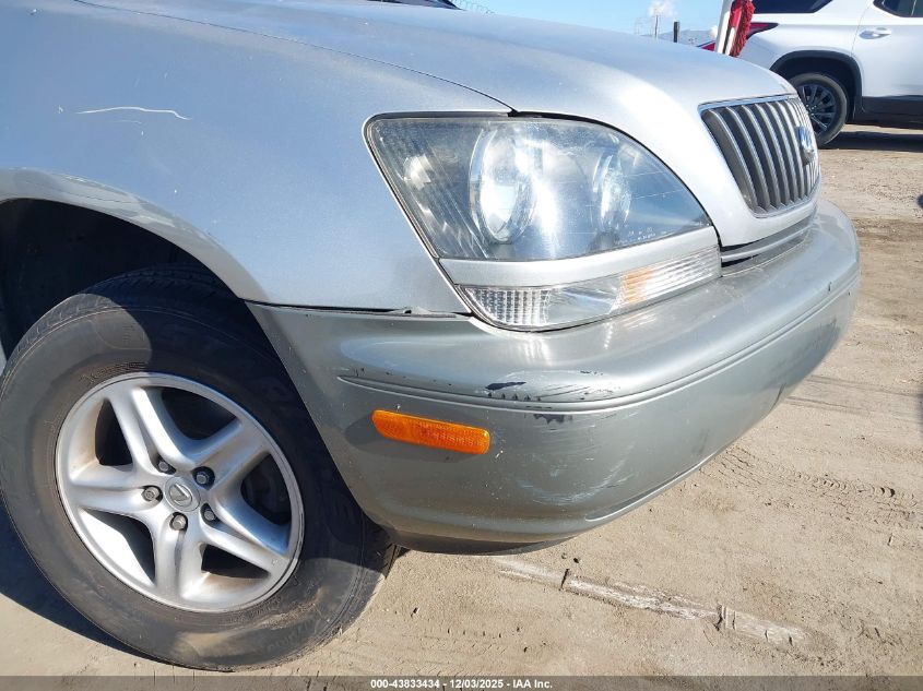 1999 Lexus Rx 300 VIN: JT6HF10U1X0059134 Lot: 43833434