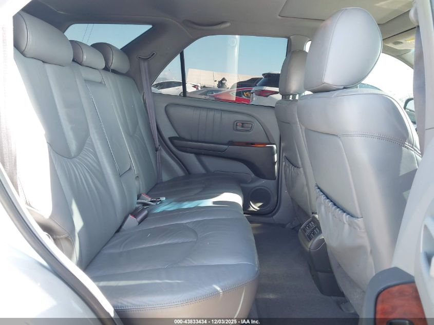 1999 Lexus Rx 300 VIN: JT6HF10U1X0059134 Lot: 43833434