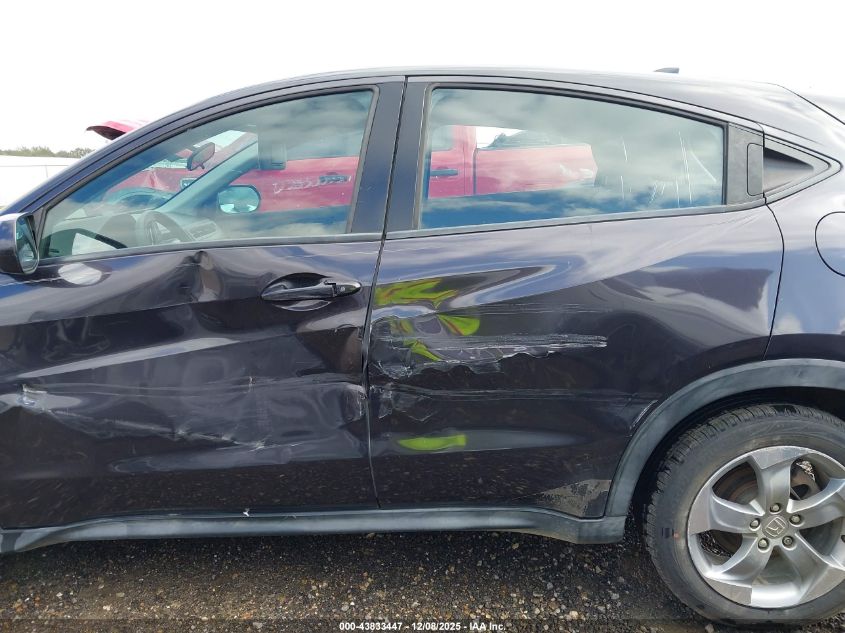 2016 Honda Hr-V Lx VIN: 3CZRU5H3XGM751194 Lot: 43833447