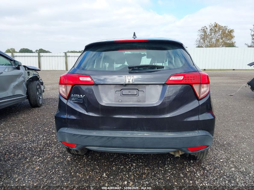 2016 Honda Hr-V Lx VIN: 3CZRU5H3XGM751194 Lot: 43833447