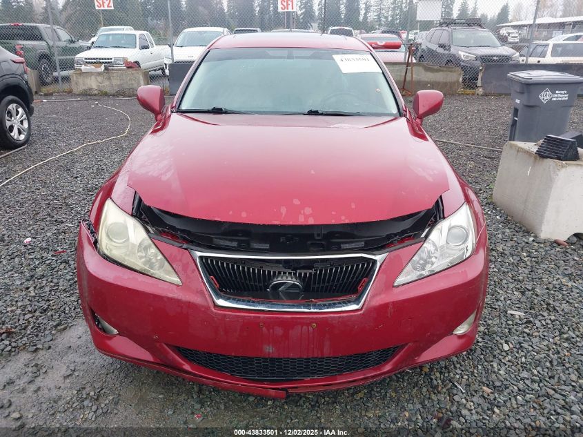 2008 Lexus Is 250 VIN: JTHBK262882072280 Lot: 43833501